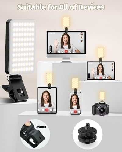 Lampa do selfie z 80 diodami LED 5 trybów oświetlenia