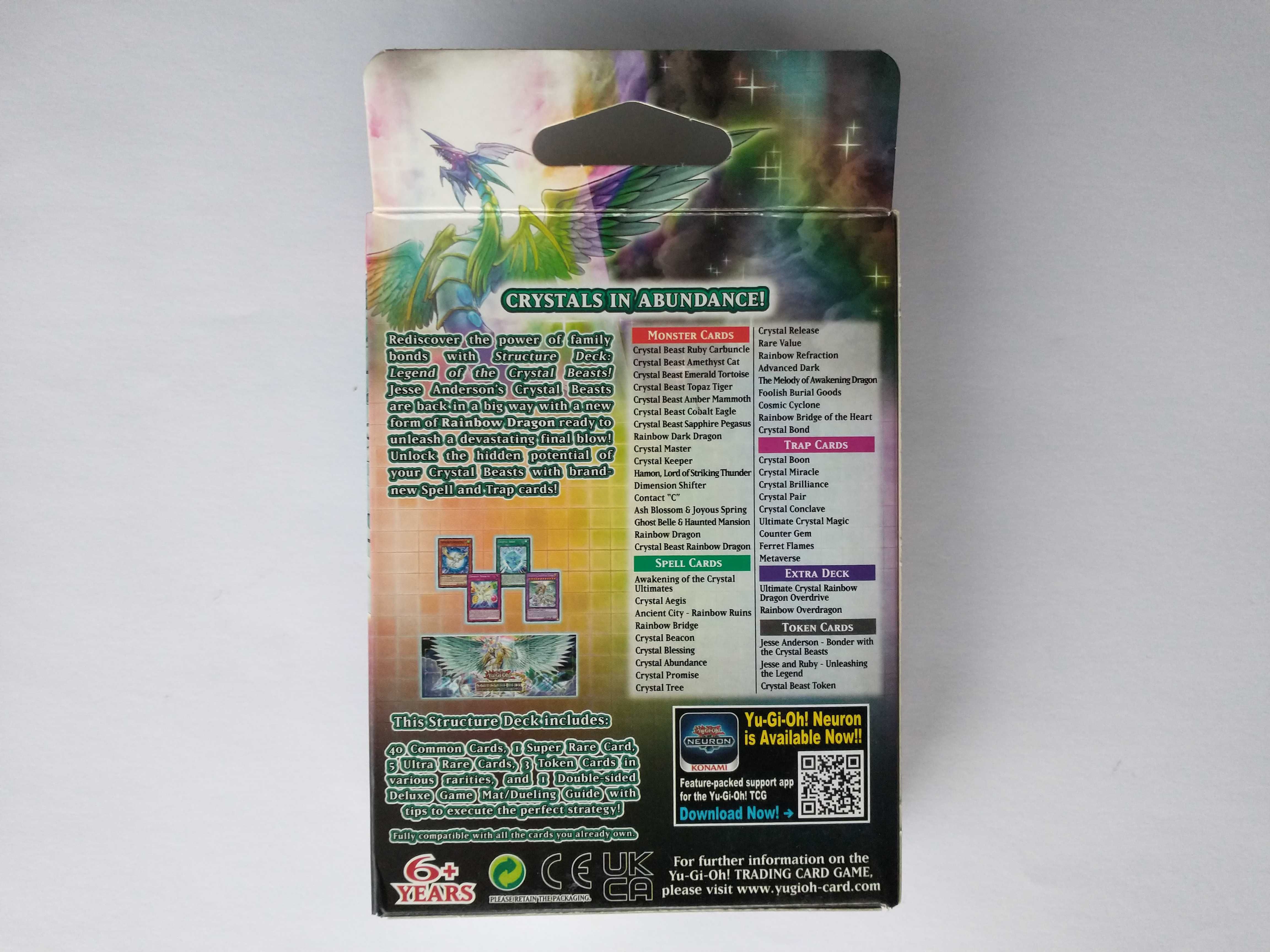 Yu-Gi-Oh! Structure Deck: Legend of the Crystal Beasts (Novo e Selado)