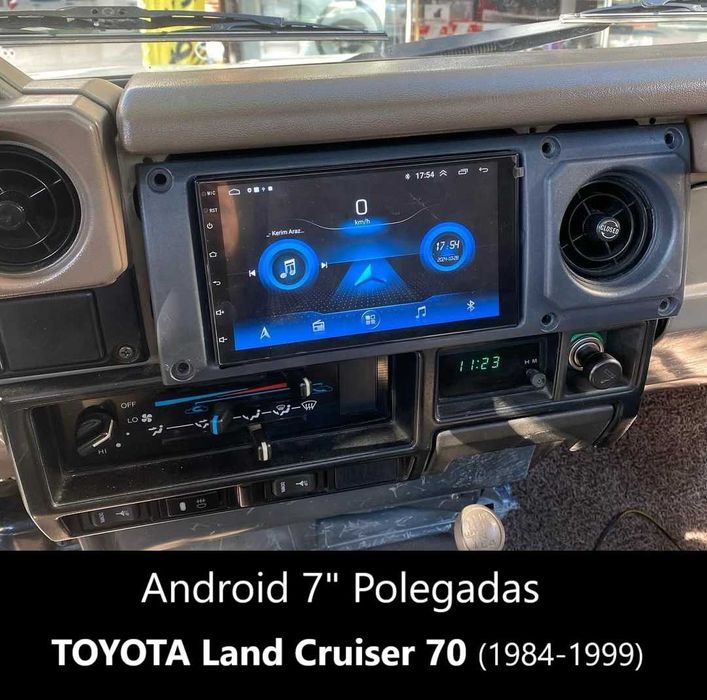 (NOVO) Rádio 2DIN • TOYOTA Land Cruiser • Android GPS • 70/80/90/100