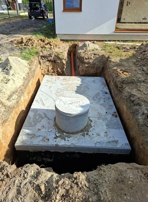 Montaż zbiorników, uslugi wod-kan usługi koparką