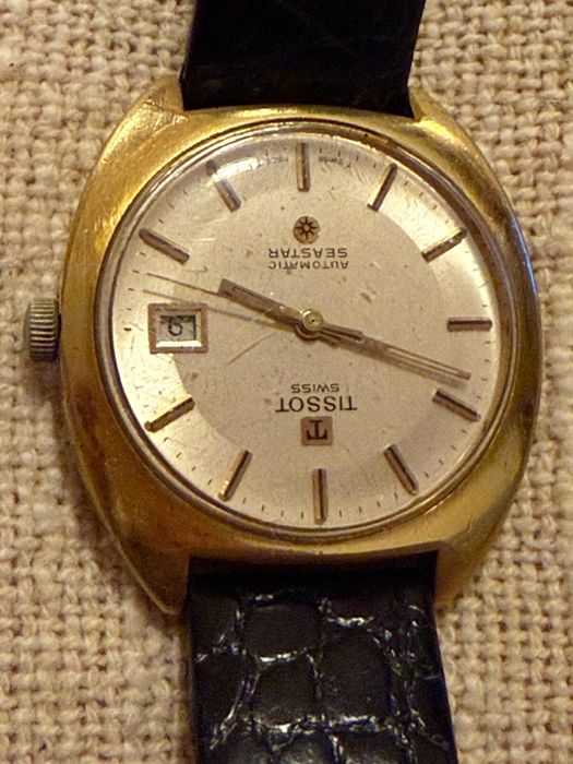 Vintage Tissot Seastar Automatic Meski Zegarek Nareczny Cal.
