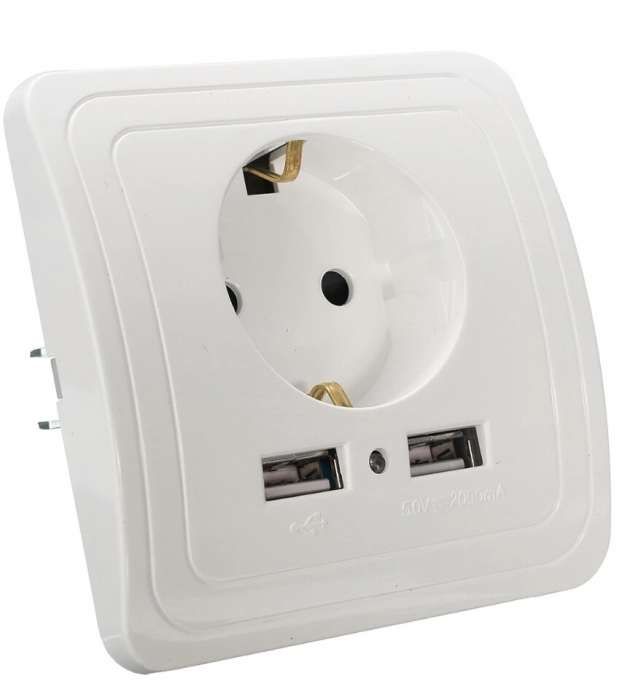 Tomadas elétricas com USB