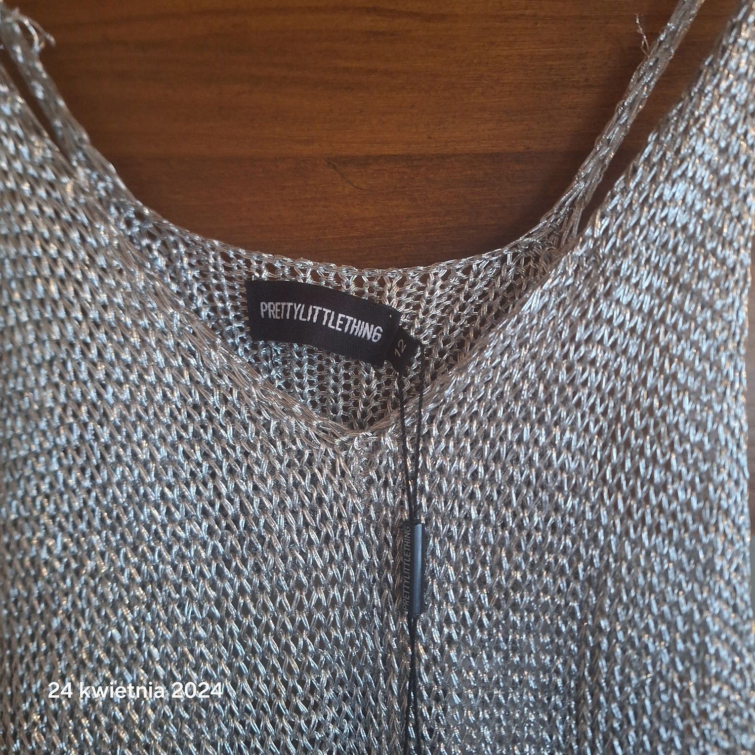 Bluzka damska PrettyLittleThing rozmiar L 77%viscoza nowa z metką