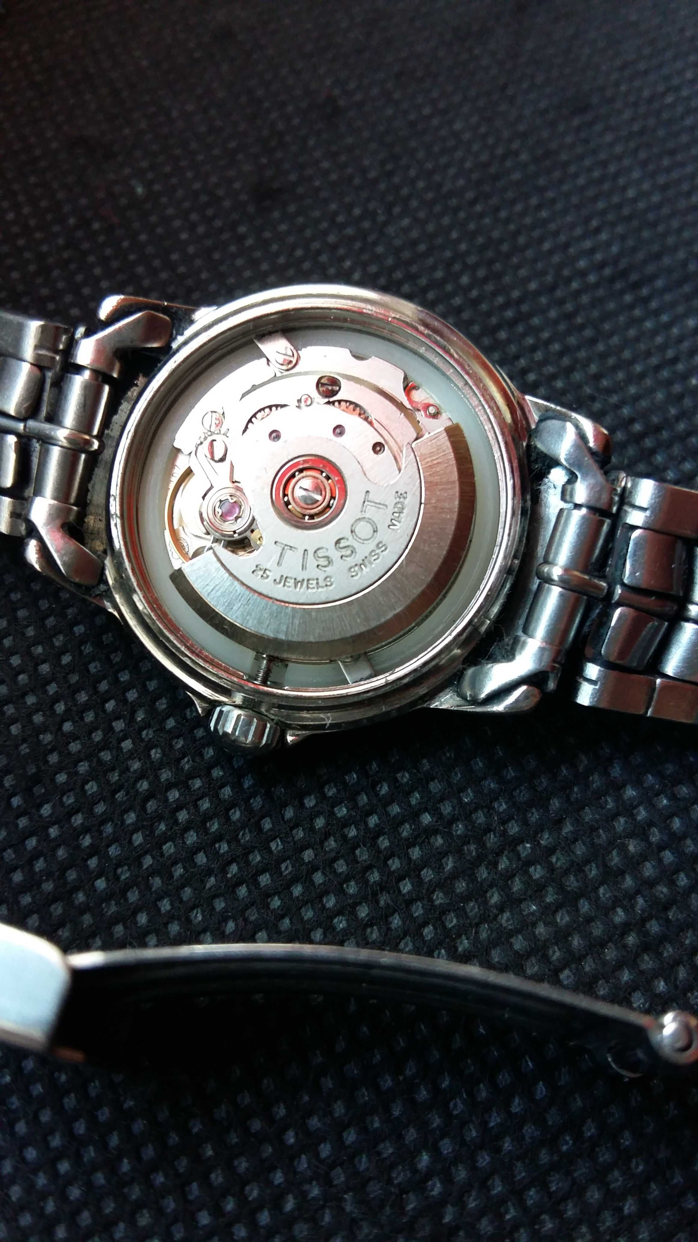 Zegarek Tissot Automatic 25 jewels ładny stan stal nie srebro.