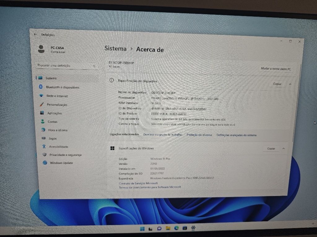 PC Fixo Computador ASUS *Excelente Estado* GTX 1050 4GB