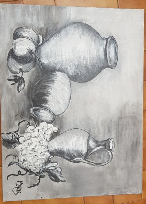 Tela pintada à mão