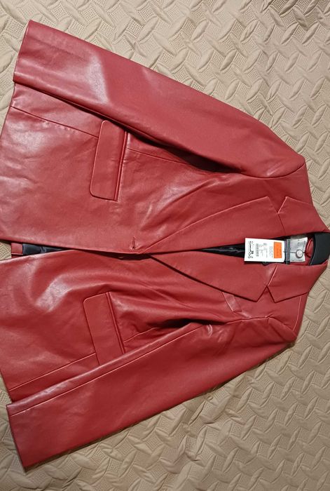 Піджак жіночий з еко-шкіри