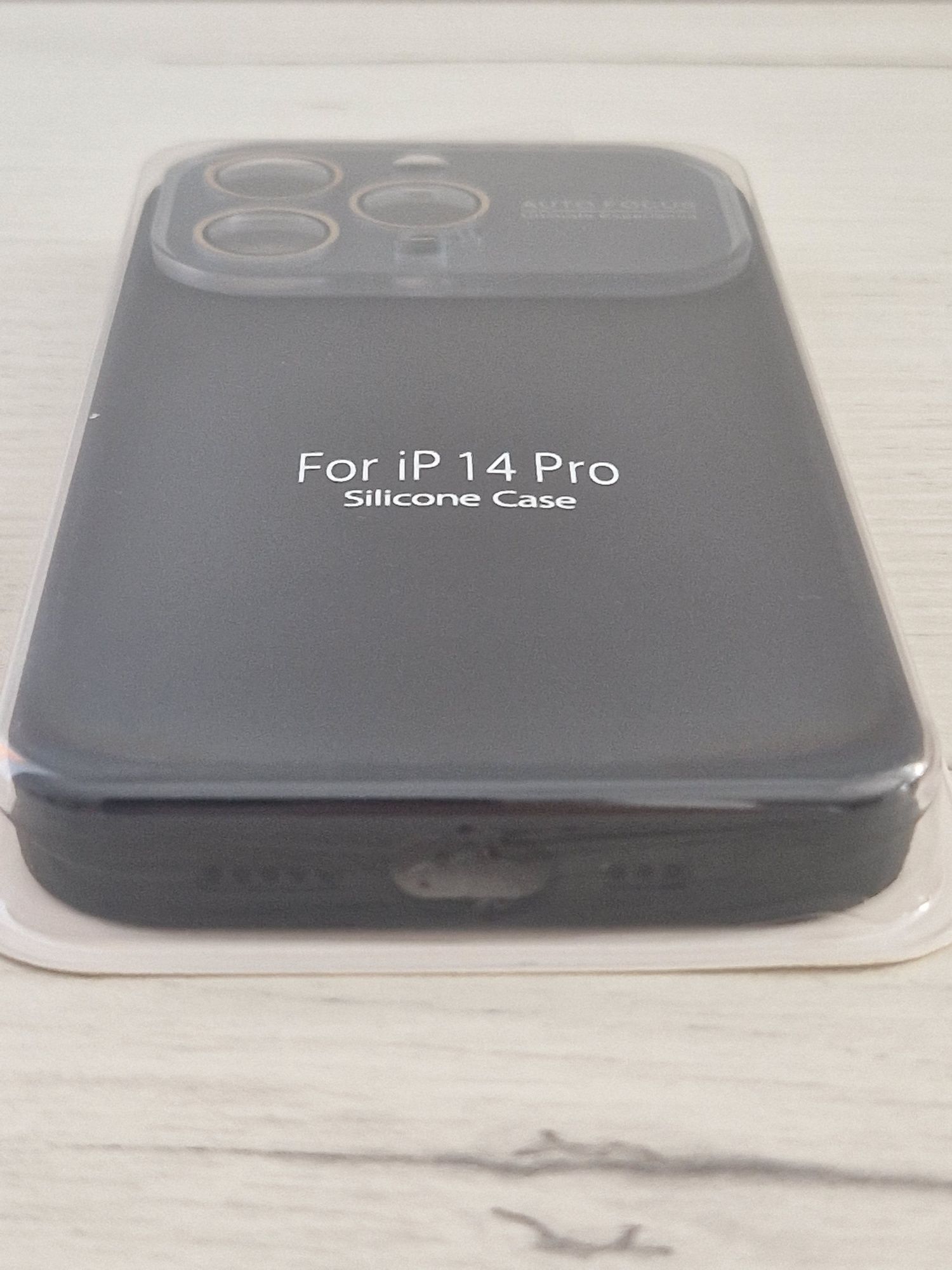 Soft Silicone Lens Case do Iphone 14 Pro czarny