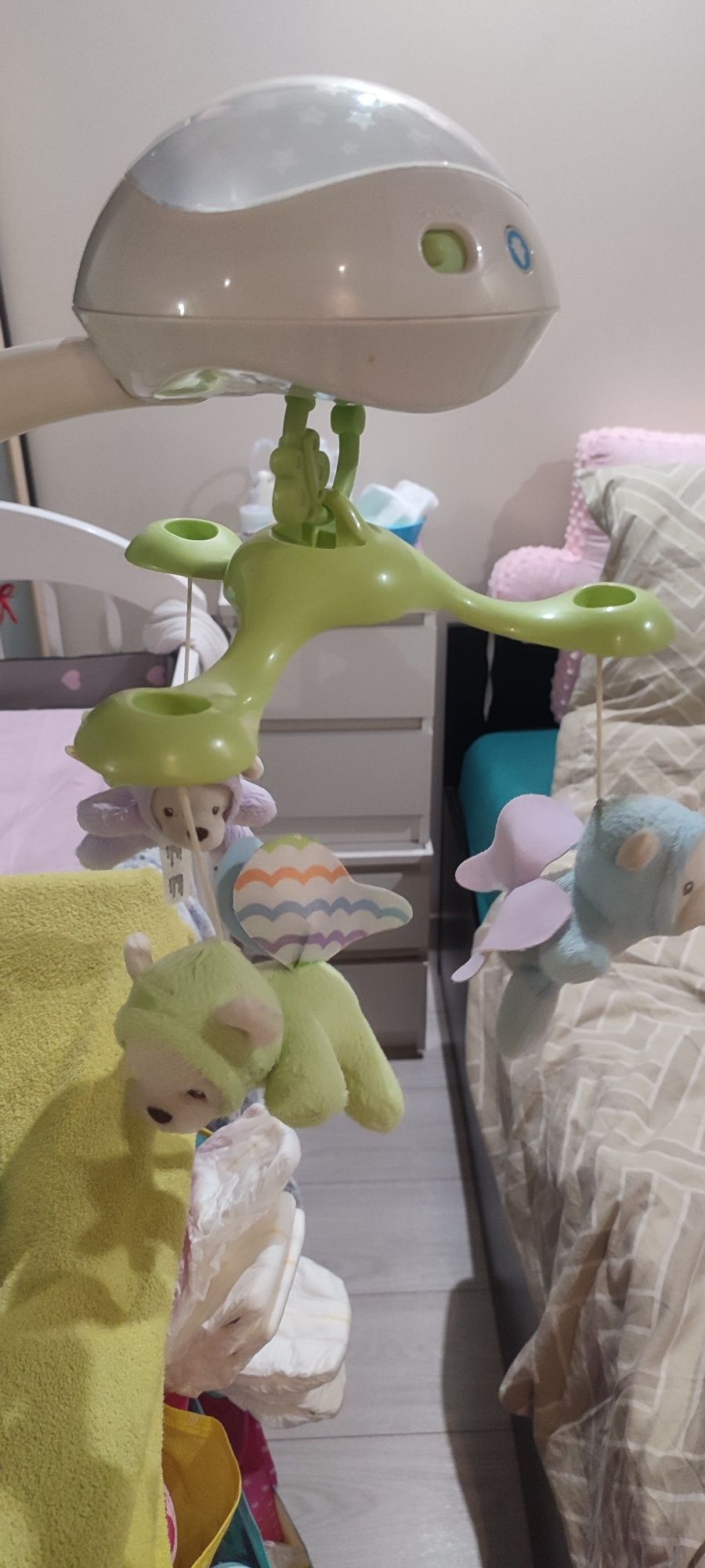 Karuzela FP misie karuzelka Fisher-Price za pieluszki