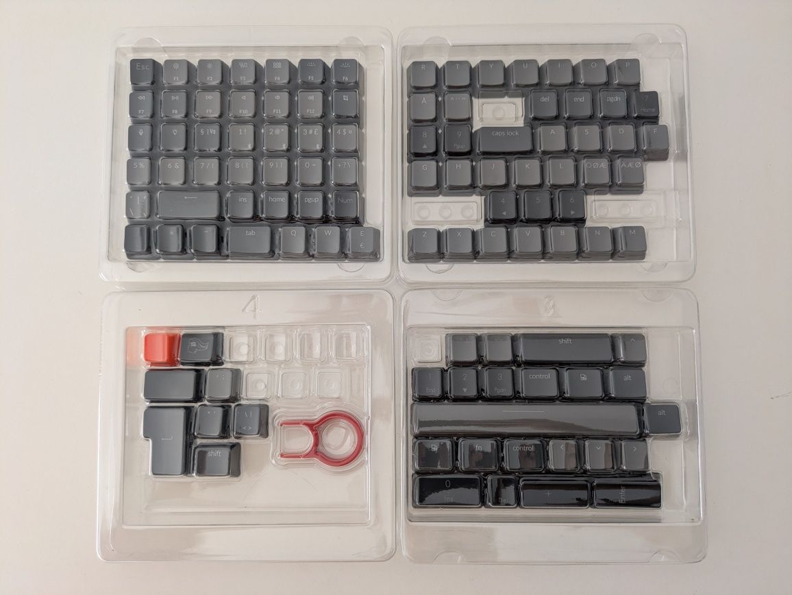 Keychron K8 TKL + Glorious Keycaps PT