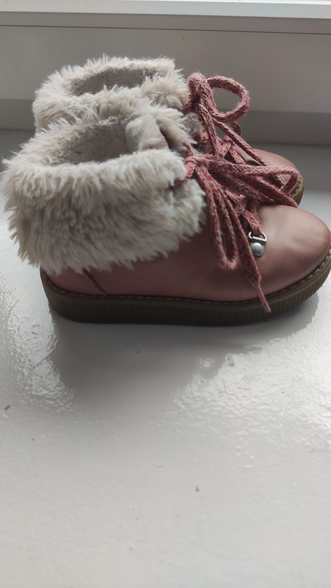 Buty zimowe trekkingowe dla dziewczynki ZARA r. 23