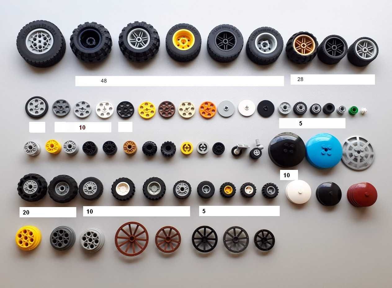 Lego Колеса (шины, диски, покрышки оригинал лего)
