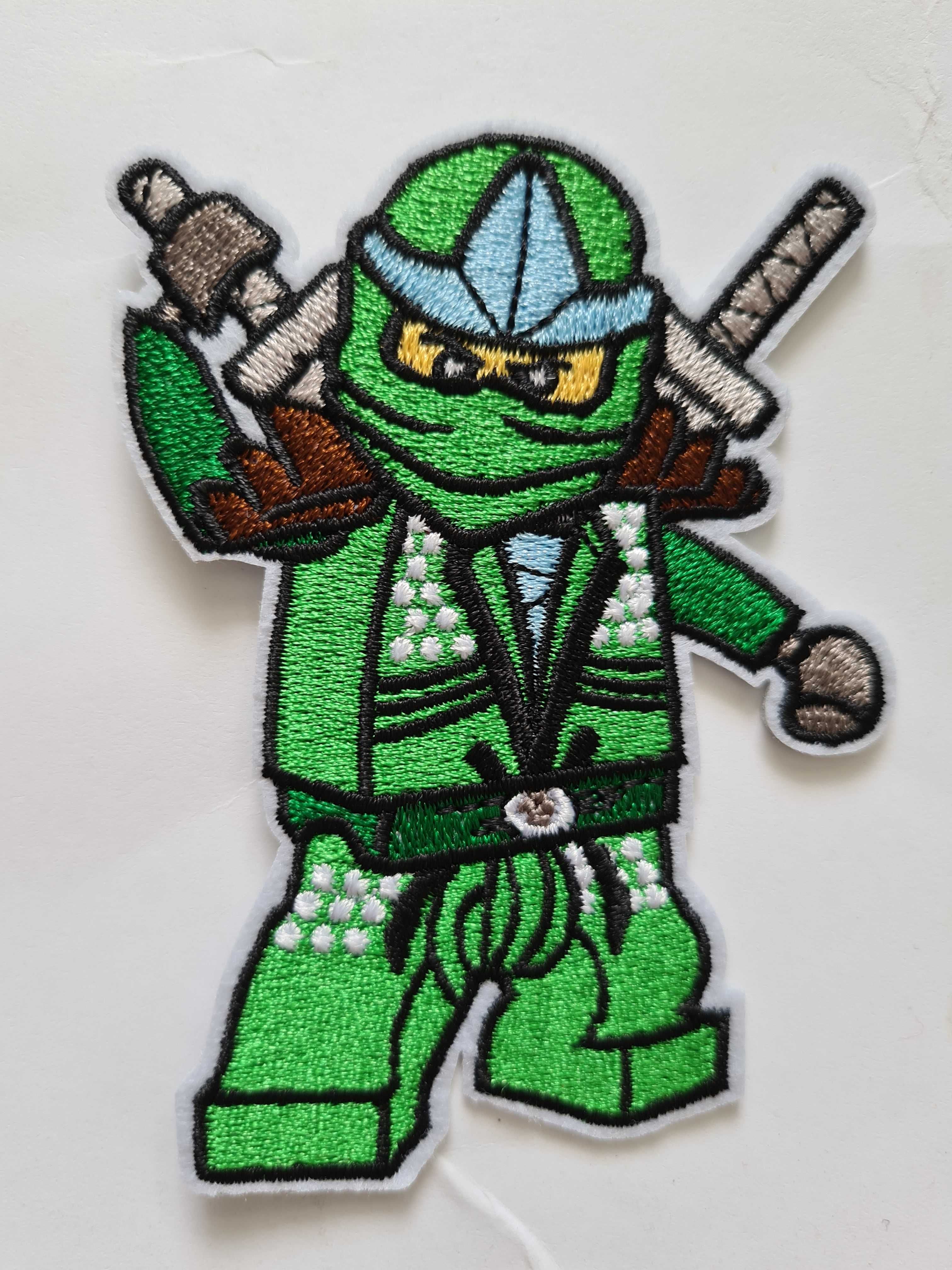 4 X naszywki naklejki aplikacje Ninjago Kai LLOYD Zane Jay 10 cm
