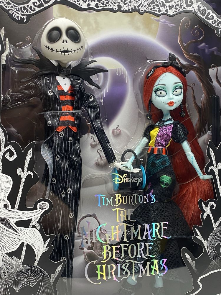 Monster High Skullector Jack Sally Disney Tim Burton