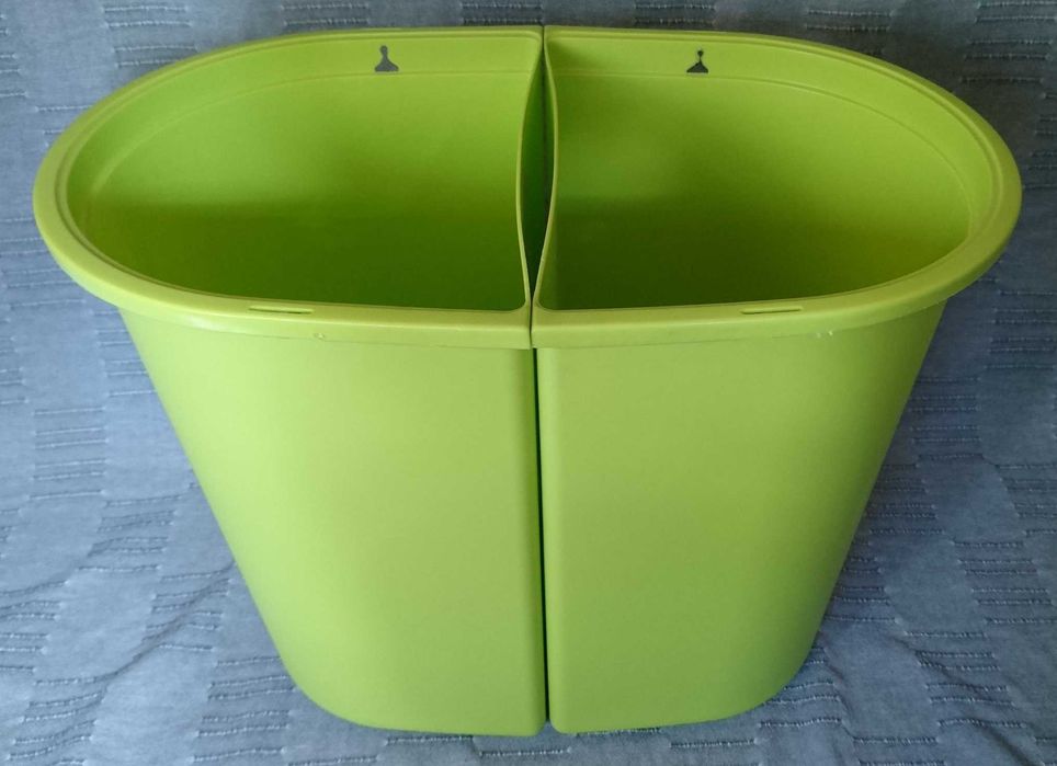 kosz Meliconi Multispace Duo 25l. (2 x 12,5l. ) zielony