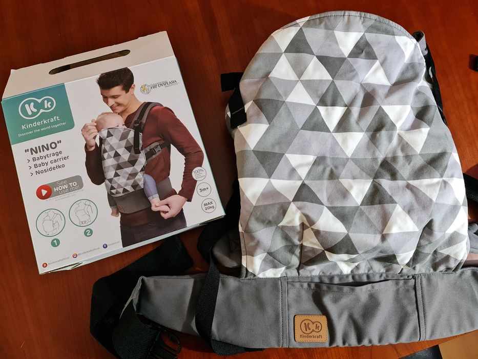 Marsúpio Nino Grey - Kinderkraft