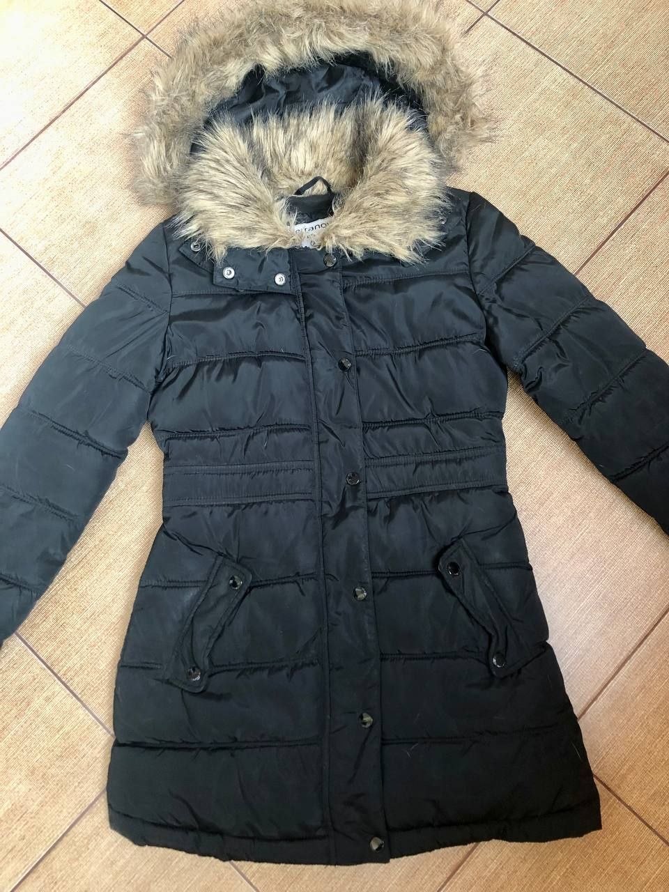 Куртка демисезонная зима/весна женская теплая XS пальто пуховик