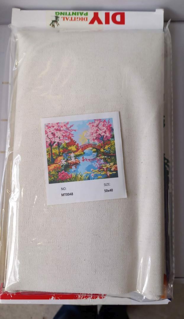 malowanie po numerach obraz 50x40 mostek
