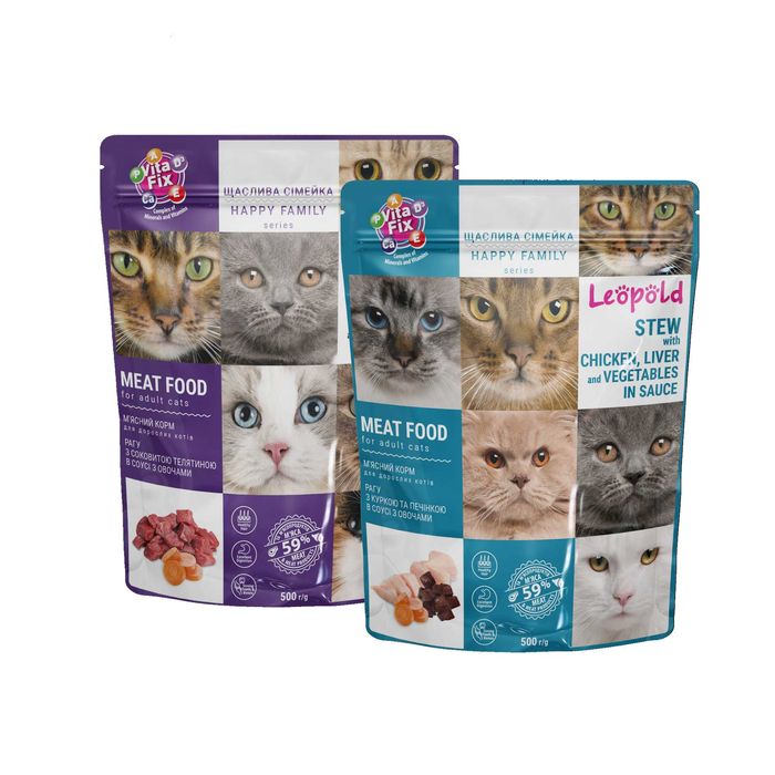 Вологий корм для котів та собак ТМ Леопольд 9 грн/шт