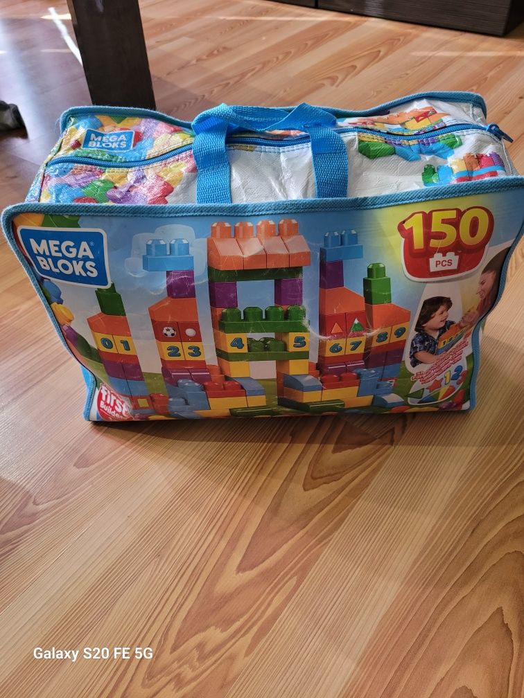 Klocki mega bloks 150 + grająca farma *2 zestawy*