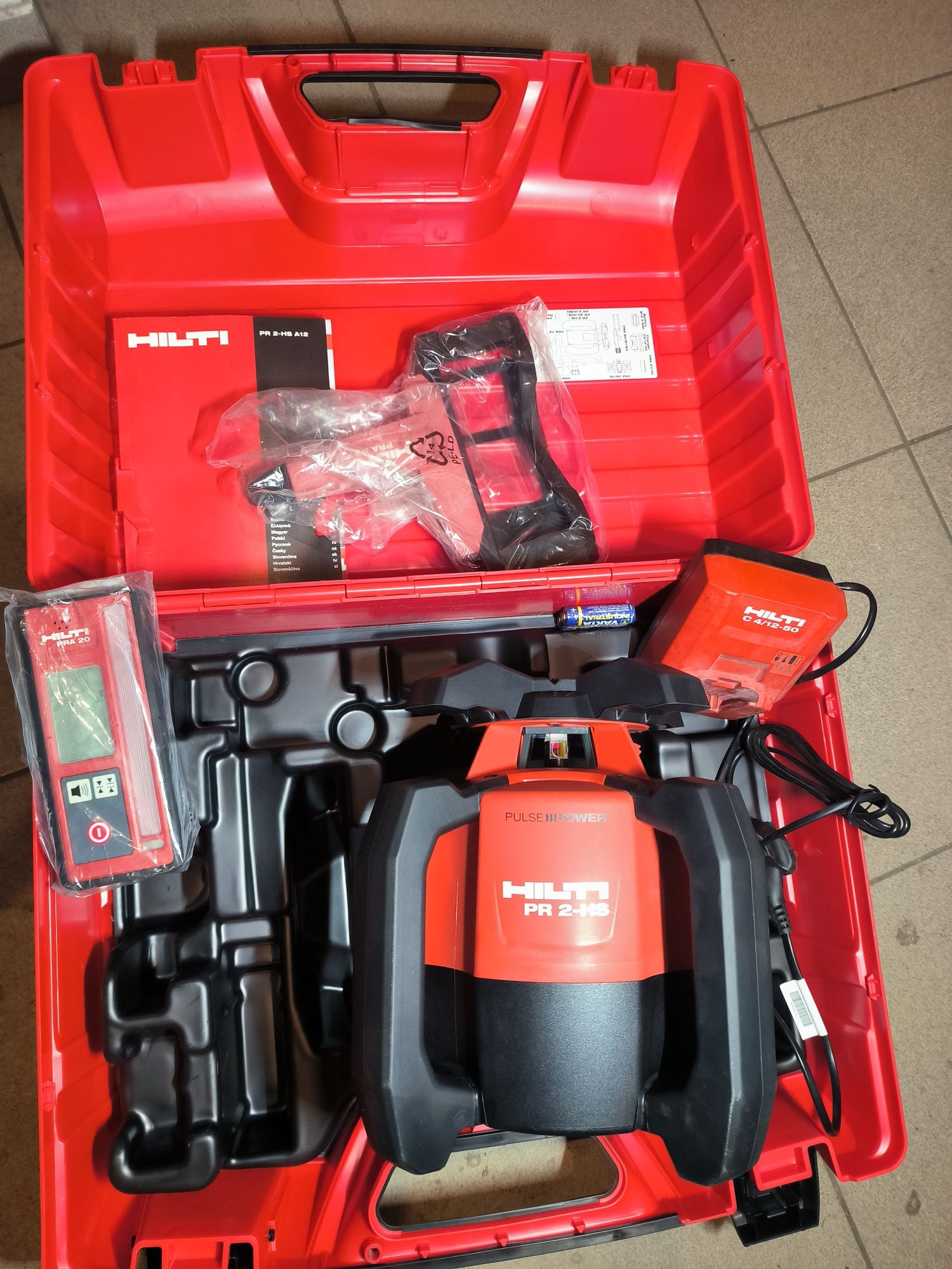 Niwelator laserowy Hilti PR-2HS cały zestaw jak nowy