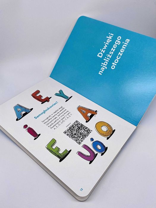 Pierwsze Dźwięki Książeczka dla dzieci DŹWIĘKOWA kody QR