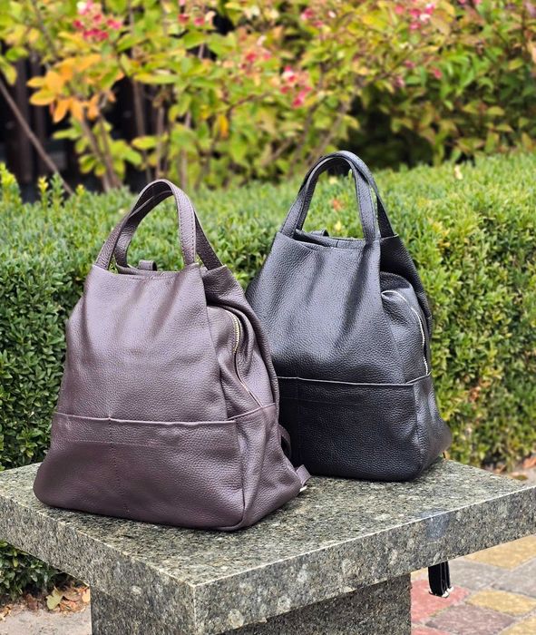 Сумка рюкзак Virginia Conti Італія. Натуральна шкіра.