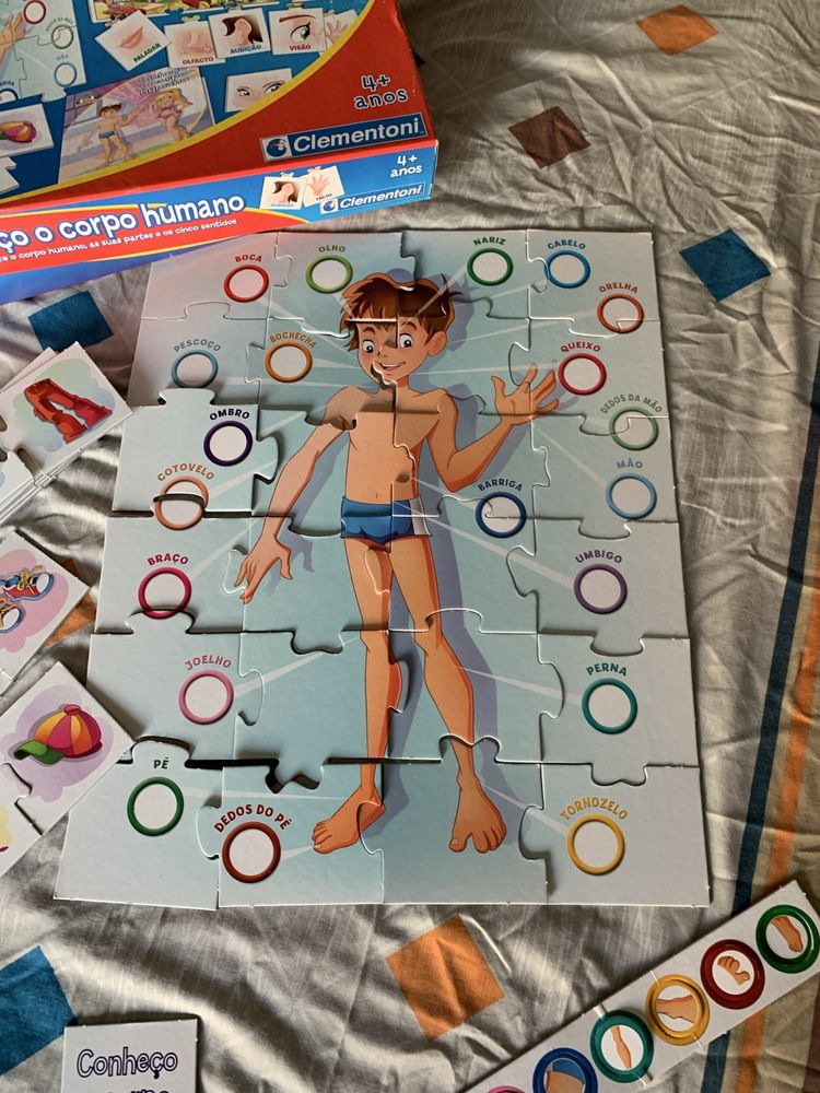 Jogo educativo Conheço o meu Corpo Humano