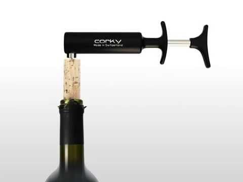 Otwieracz ciśnieniowy do wina. Corky - Air Pressure Wine Opener