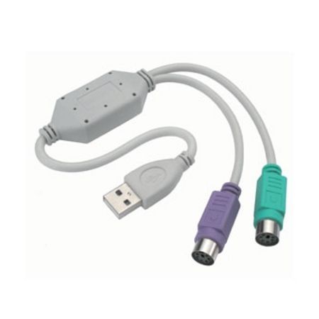 Adaptador/ Conversor USB -> PS/2 (rato + teclado)