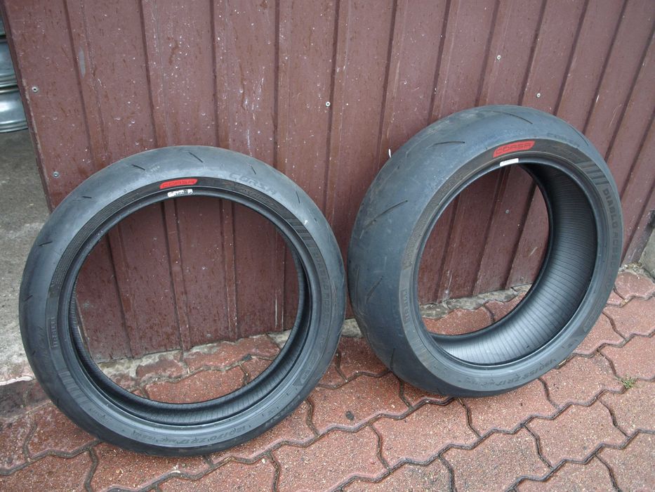 Prawie Nowe Opony Pirelli Diablo 120/70zr17 i 190/55zr17 Motocyklowe