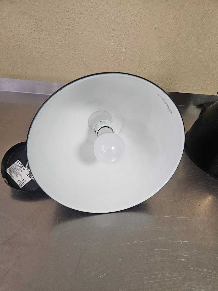Industrialna lampa wisząca Globo  miedź i matowa czerń  Wysyłka