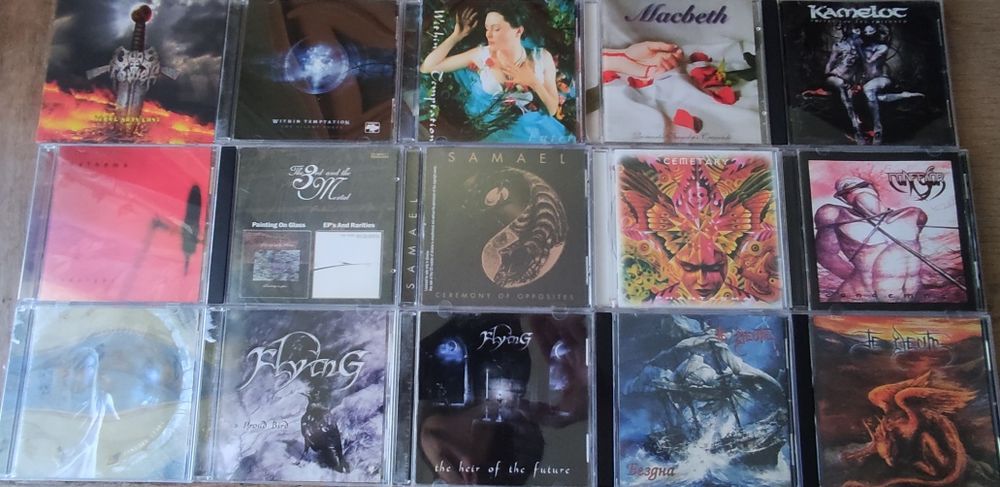 CD метал музика (heavy/gothic/thrash/death metal)