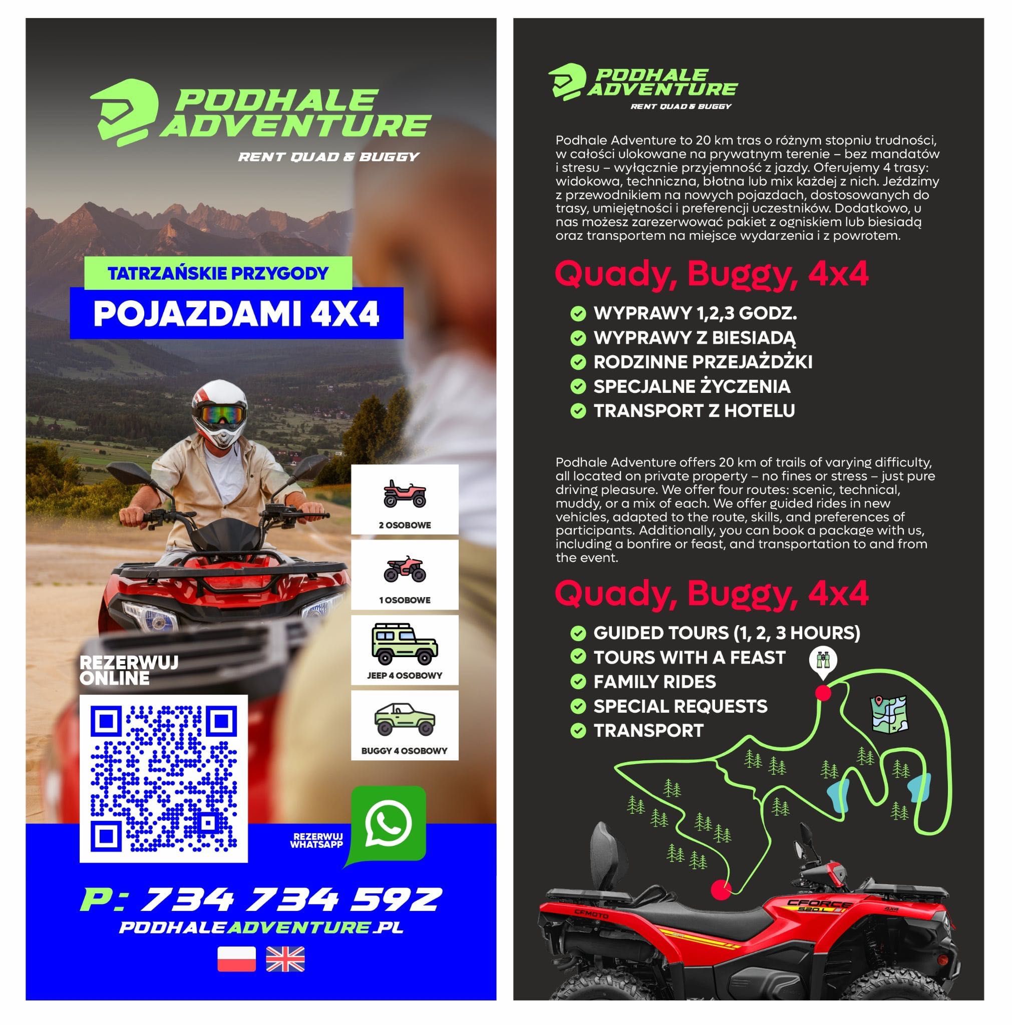 Wypożyczalnia quadów buggy  4x4, Wieczór Kawalerski Panieński Zakopane