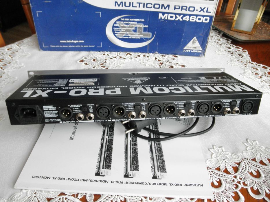 Behringer MDX4600 MULTICOM PRO-XL. ekspander/bramka/kompresor/limiter.