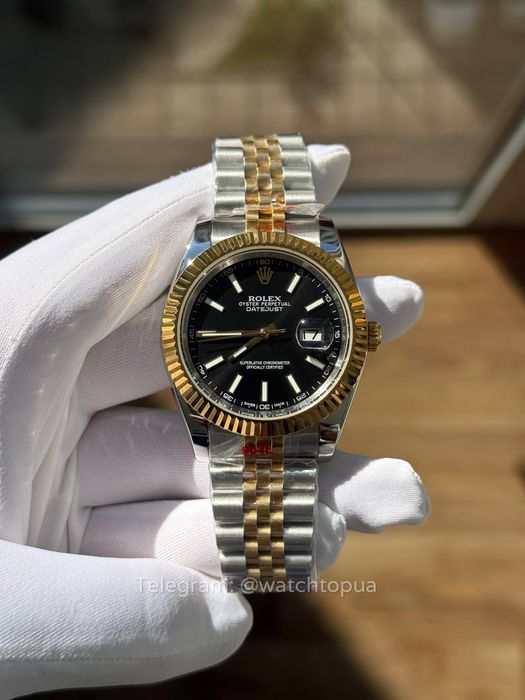 Годинник Rolex Datejust Silver Gold