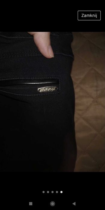 Czarne spodnie eleganckie