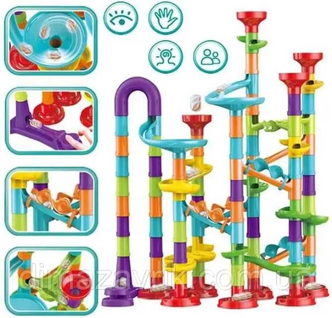 Конструктор игра 8802 8801 горка лабиринт, шарики 93 113 шт Marble Run