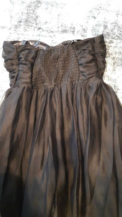 Czarna sukienka Halloween studiowka wesele