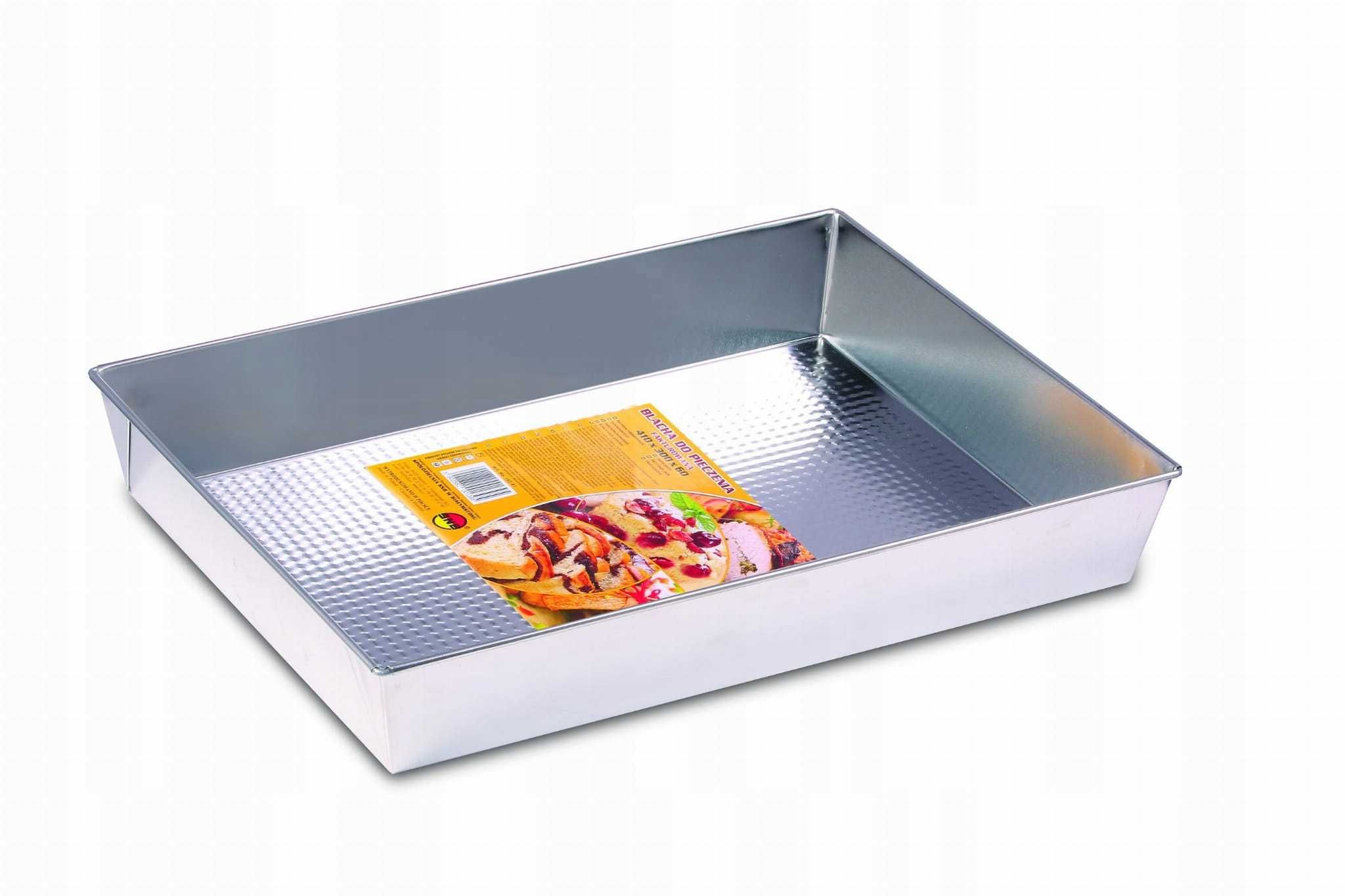 Blacha forma do pieczenia z fakturowanym dnem 360x245x60mm