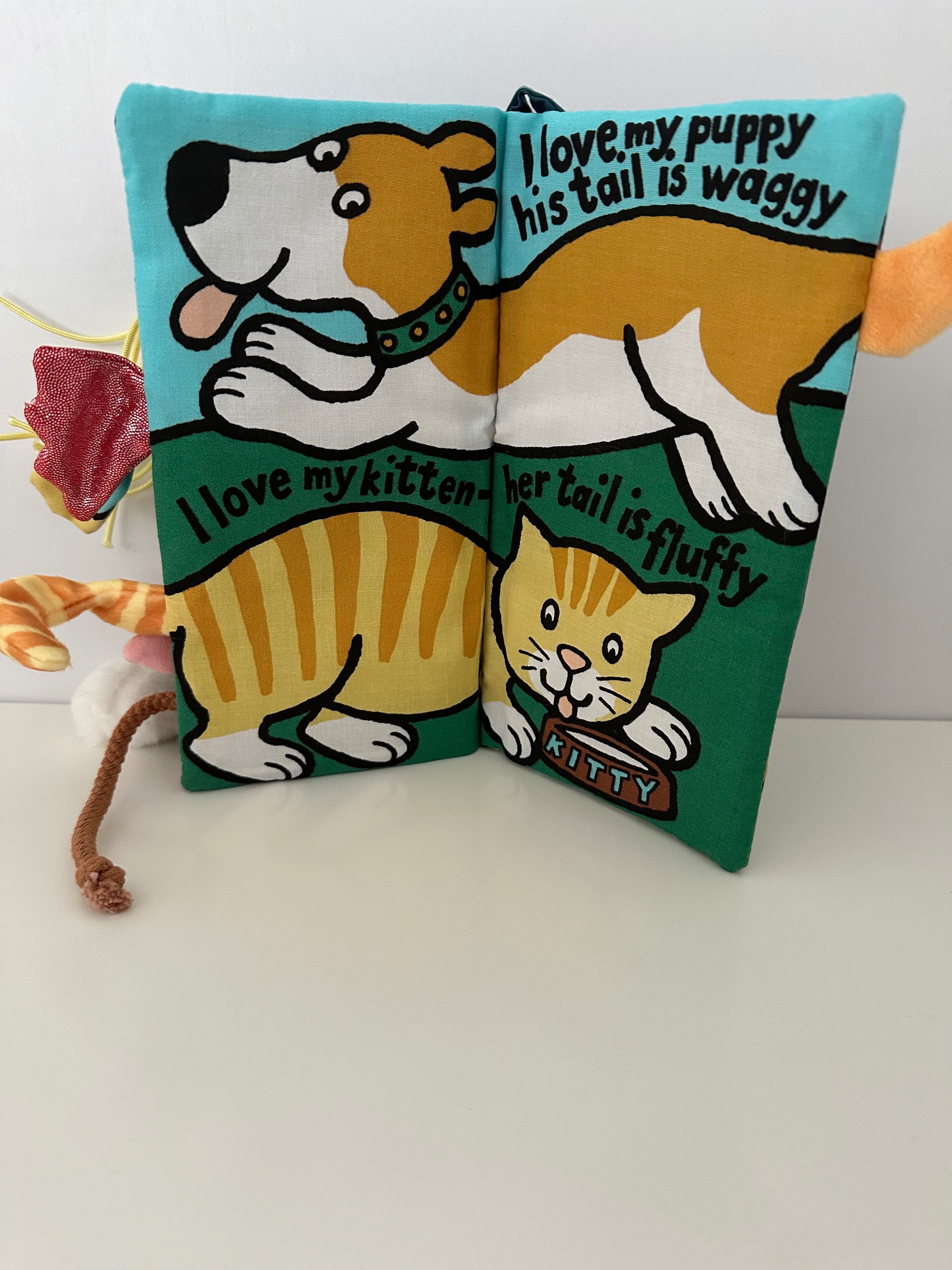 „Pet Tails” Książeczka Sensoryczna dla Dzieci Jellycat