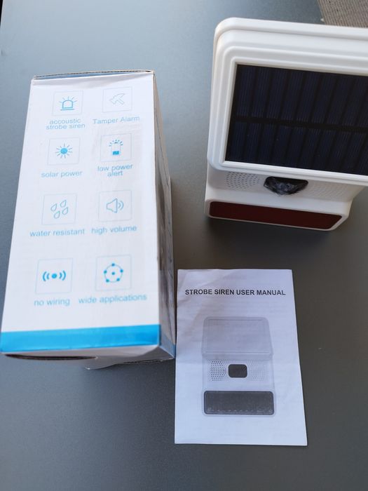 Sirene alarme solar