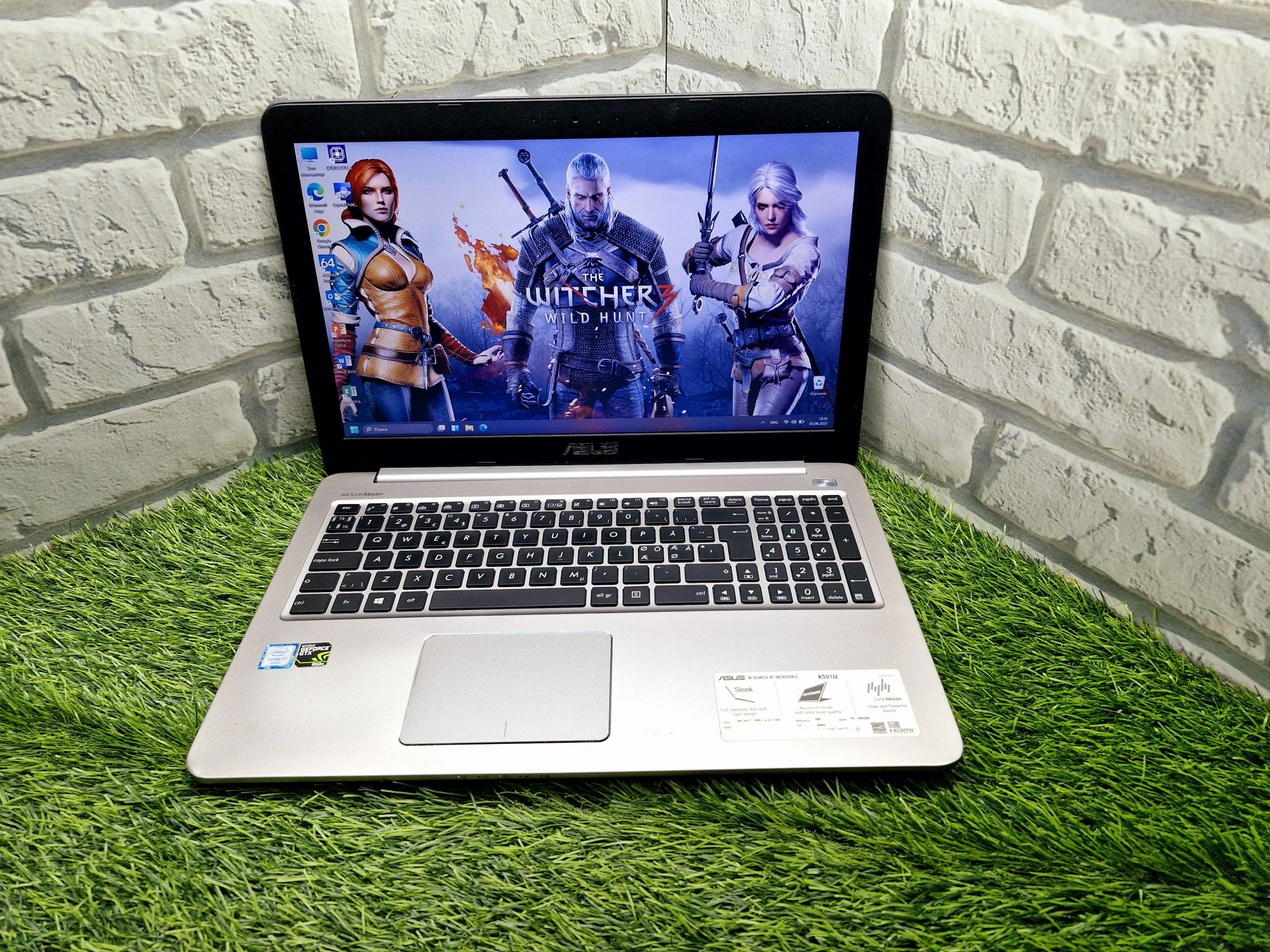 Магазин:Asus k501u/Core i7-6500u/8gb/128SSD+1TB/Nvidia GTX 950M 2gb
