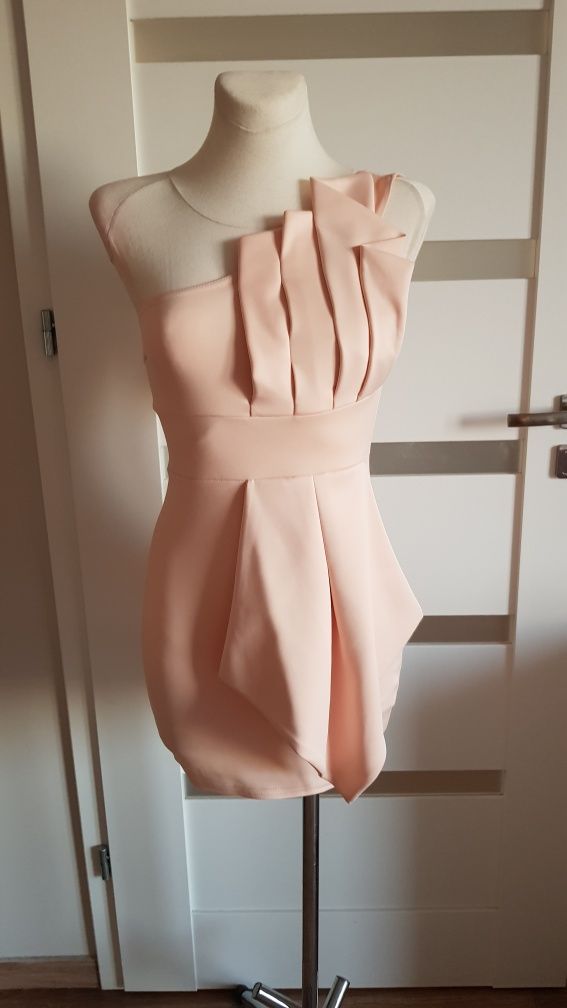 Misspap nowa sukienka na jedno ramię r s nowa