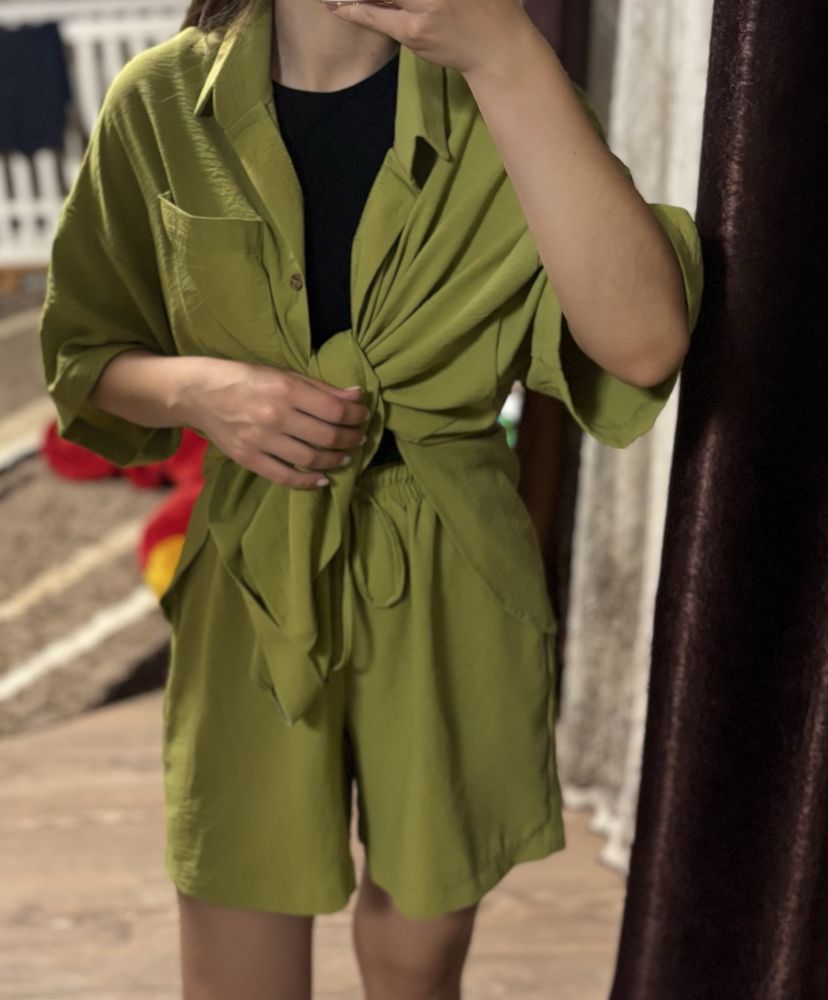 Костюм літній , під zara, шорти , сорочка
