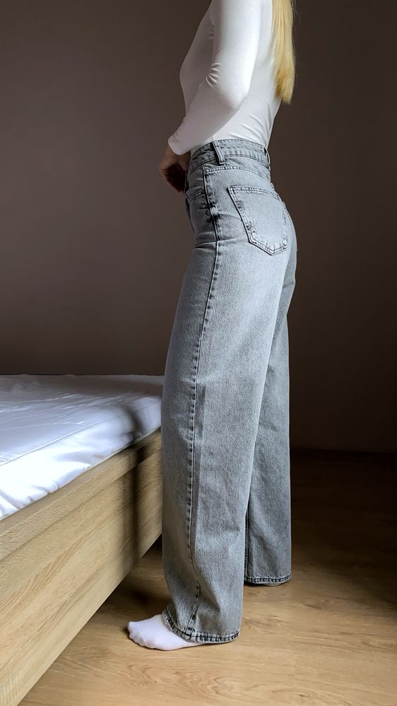 Джинси wide leg / широкі джинси / джинси труби