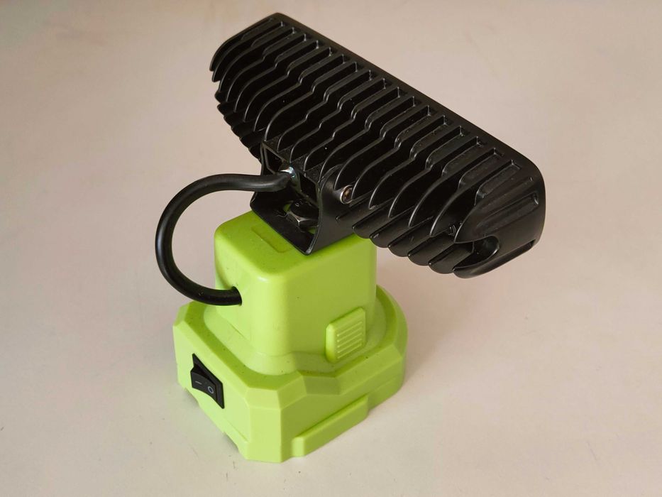 LAMPA 6 LED halogen 18W do RYOBI silna, mocna, długo świeci na baterii