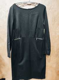 Nowa Sukienka czarna z zamkami 42 44