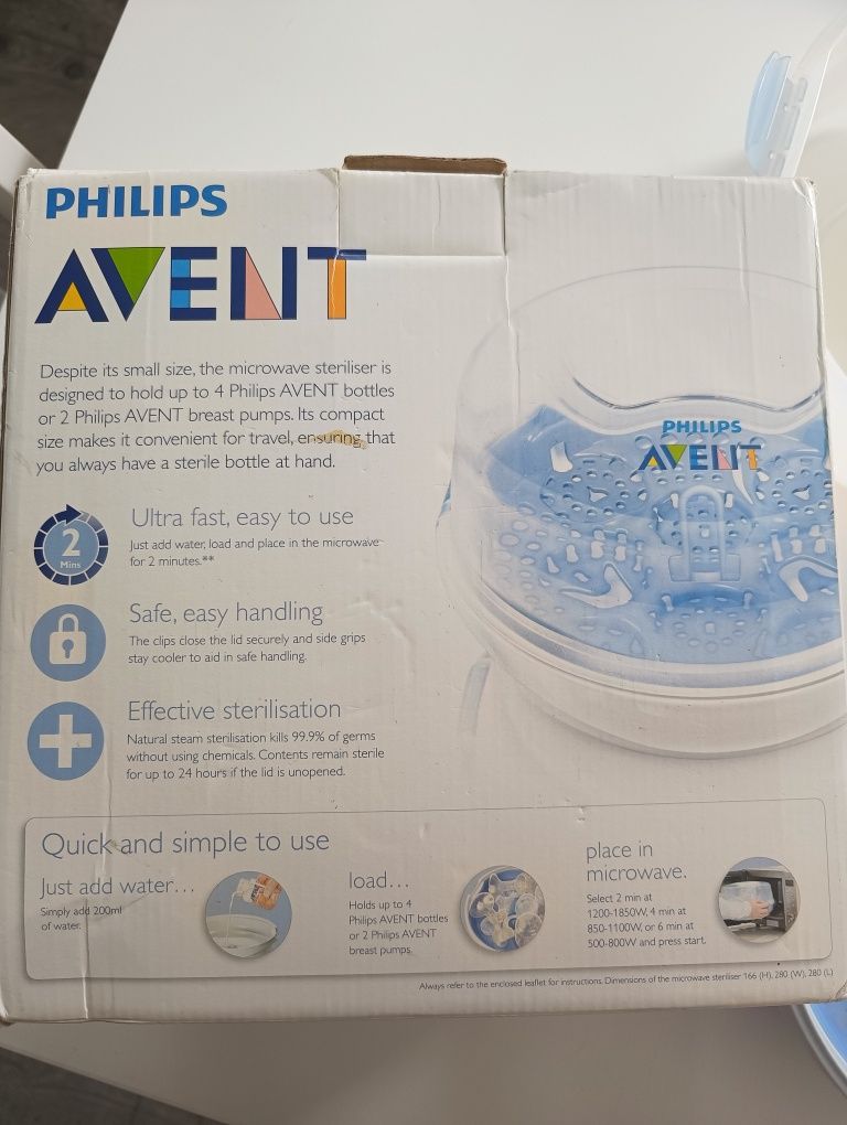 Philips Avent, mikrofalowy sterylizator parowy