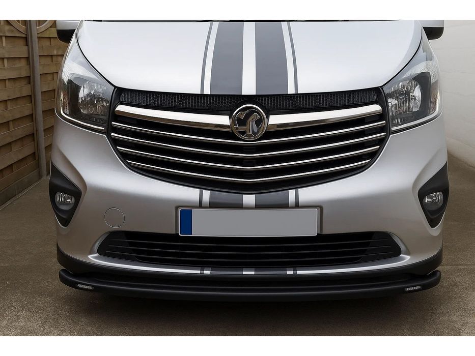 Opel Vivaro 2015-2019 Накладки на решетку Carmos (нерж)